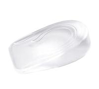 Height Increase Insoles 6pcs/3pairs 1-3CM Invisible Height Increase Insoles Silicone Heel Lifting Inserts Transparent Foot Care Protector Elastic Shoe(Women2cm)