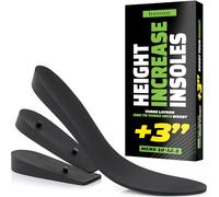 Height Increase Insoles for Mens Shoes (2.5 to 7.5 cm Boost) Adjustable 3 Layer Height Booster Inserts to Make You Instantly Taller, Heel Lifts (Mens 6-8.5)