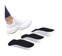 Height Increase Insoles Height Increase Insole Orthopedic Insoles for Shoes Cushioning Sea Growing Sole(2-Black,3.5CM)