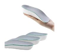 Height Increase Insoles Height Increase Insoles Flat Feet Arch Support Orthopedic Sneakers Heel Lift Memory(Grey White,3.5 cm)