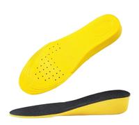 Height Increase Insoles Height Increase Insoles Heel Lift Yellow Shoes Sole Pad Breathable Shock Absorption Feet Care Cushion(Height 3.5CM,EU 41-44(270mm))