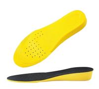 Height Increase Insoles Height Increase Insoles Heel Lift Yellow Shoes Sole Pad Breathable Shock Absorption Feet Care Cushion(Height 2.5CM,EU 41-44(270mm))