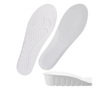 Height Increase Insoles Height Increased Sport Insoles 1.5/2.5/3.5cm Memory Foam Insole for Feet Men Women(White - 3.5cm,EU 41-42)