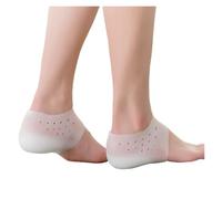 Height Increase Insoles Invisible Height Increase Silicone Socks Gel Heel Pads Orthopedic Arch Cushion Insoles(White,3.5CM)