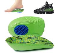 Height Increase Insoles - Shoe Heel Risers, Ergonomic Comfort Pads | Soft Gel Heel Cushion, Anti-Slip Support Feature, Foot Alignment Solution for Men Women Leg Length Correction Activities