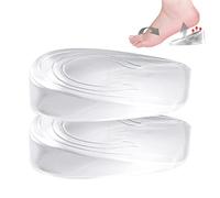 Height Increase Insoles | Silicone Height Increase Insoles - Gel Heel Insert Height Increase Lift for Men and Women Height Increase Pads for Women and Men
