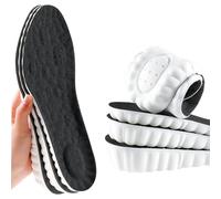 Height Increase Insoles Soft Memory Foam Shoe Insoles for Men and Women,Comfort Heel Lift Insoles,Breathable,Shock Absorption,Heel Cushion (Black 3.5CM, 7-9.5UK)