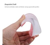 Height Increase Insoles with Silicone Gel for Orthotic Arch Support and Heel Lift Comfort in Pink - 1.5cm Added Height with Self-Adhesive Design and Breathable Flannel (1.5cm)