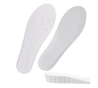 Height Increased Sport Insoles 1.5/2.5/3.5cm Memory Foam Insole for Feet Men Women(White - 2.5cm,EU 35-36)