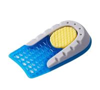 Height Increasing Insole Height Insoles for Feet Height Increase Templates Women Men Silicone Gel Heel Cups Pad Growing Sole Elevater Shoe Insert(Yellow,2.5CM)