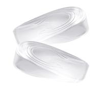 Height Increasing Insoles: Gel Heel Pad, Silicone Shoe Inserts | Cushion Inserts for Shoes, Comfortable Half Length Design, Ideal for D Correction