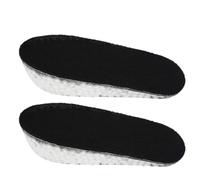 Height Increasing Insoles Soft Elastic Heel Elevator Pads for Men Women Comfortable TPU Foam Ball Gel Cushion Lift Shoe Inserts 1.5cm 2.5cm 3.5cm Height Options Pink Black (2.5cm)