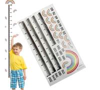 Height Map for Wall - Cute Height Chart Height Measurement, Adhesive Kids Wall Ruler, Growth Chart, Height Measurement Rulers for Playroom, Kids Room