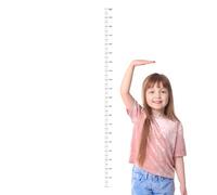 Height Measurement for Wall, 0-78.74 Inches Height Measurement Adhesive Growth Chart, Waterproof Handing Ruler Clear Wall Sticker for Bedroom