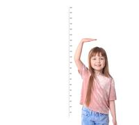 Height Measurement Wall - Large Readable, Number Print, Inch Centimetre Unit, Rest Free Relocation Sheet | for Girls Childs Adults Growing Chart Kinder Prep Birthday Milestone Record Sibling