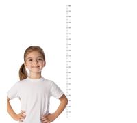 Height Measurement Wall Sticker, Portable Adhesive Growth Chart, Waterproof Ruler for Bedroom, Easy to Install & Remove, Clear PVC Wall Decal, 78.7 x 2.05 inches