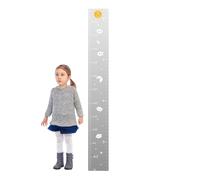 Height MeasurementMirror - Safe Shatterproof Acrylic, Growth Tracking Ruler, Easy Install Wall Mirror with Tape | Educational Wall Height Mirror for Nursery Bedroom Play