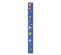 Height Measuring Chart - Height Ruler - Wood & Canvas - Playful Measuring Chart for Children's Room Decoration - Growth Monitoring