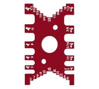Height Measuring Gauges Dovetails Jigs Aluminum Table Machine Gaps Gauges Woodworking Tenons Caliper Lightweight Measurement Tool