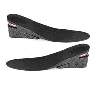 Height Solitions, Height Increasing Insoles,3 Layer Adjustable Elevator | Invisible Support Height Increase Insoles by 2.56 Inch for Men Women