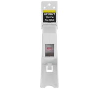 Height Wall Chart Retractable Height Measuring Roll for Home | Wall Mounted Height Meter, 2 Metre Measuring Tape Ruler, Abs Iron Wall Plate, White