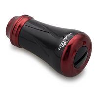 HEIGHTEN 19mm Fishing Reel Handle Knob for Shimano Daiwa Baitcasting Spinning Reel Stradic Vanford Sahara FI Tranx SLX Ballistic Exceler Tatula (19mm - Black & Red) (0872)