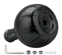 HEIGHTEN 42mm Fishing Reel Handle Knob for Shimano Daiwa Baitcasting Spinning Reel Stradic FK 5000 Saragosa SW Ocea Jigger Torium Speedmaster (42mm - Dark Grey) (1122)