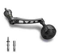 HEIGHTEN 65-70mm Spinning Reel Handle for Shimano Stradic FL FM Stella Vanford Vanquish Nasci Twinpower Daiwa Fuego BG MQ Ballistic Certate Luvias Tatula (Dark Grey, 35mm Knob & 65/70mm Handle) (0502)