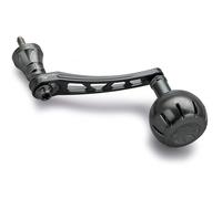 HEIGHTEN 65-70mm Spinning Reel Handle for Shimano Stradic FL FM Stella Vanford Vanquish Nasci Twinpower Daiwa Fuego BG MQ Ballistic Certate Luvias Tatula (Dark Grey, 35mm Knob & 65/70mm Handle) (0613)