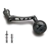 HEIGHTEN 65-70mm Spinning Reel Handle for Shimano Stradic FL FM Stella Vanford Vanquish Nasci Twinpower Daiwa Fuego BG MQ Ballistic Certate Luvias Tatula (Dark Grey, 38mm Knob & 65/70mm Handle) 0615
