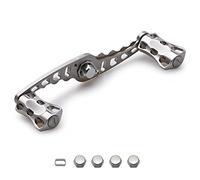 HEIGHTEN 95mm/110mm Fishing Reel Handle for Shimano Daiwa Abu Garci Penn Kastking Lew's Baitcasting Reel Power Crank Accessory (Silver, 95mm Handle & 22mm Knob) (0202)