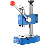 Heightened Arbor Press 0.5 Ton Manual Punching Machine Ductile Iron Base 12.6in Max Height Round Head For Leather Crafts Punching Stamping Riveting