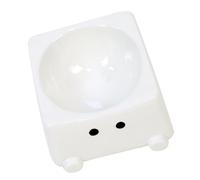 Heightened Earthenware Puss Dish Large Capacity Against Lean Plan for Strong Pose and Easy Cleaning Large Capacity Earthenware Pet Bowl