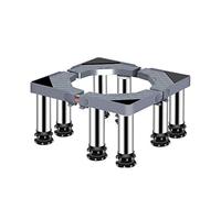 Heightened Washing Machine Base Bracket Adjustable Squared Appliance Roller Base Holder Bracket 24-27cm Refrigerator Stand Pedestal for Fridge, Air Conditioner, Heavy Machines