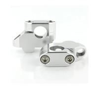 Heightening Clamp For HON&DA NX650 SLR650 XL1000V CBF125 Motorcycle Handlebar Risers Back Moved Mount Extension Offset(Silver)