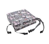 Heightening Cushion Adjustable Washable Chair Seat Pad - Soft Thickened Supportive Booster Pad, Non-Slip Bottom Design | Dining Room Chair Cushion for Apartment, Café, Home, Classroom, Study Area, Des