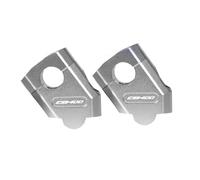 Heightening Riser Bar For HON&DA CB400 CB 400 Motorcycle Rear Move Handlebar Riser Clamp Extension Adapter(Silver,22mm)