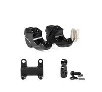 Heightening Riser Bar For YA&MAHA MT-07 2021- Motorcycle Handlebar Riser Drag Handle Bar Clamp Extend Adapter(Black,With logo)