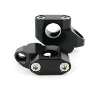 Heightening Riser Bar Motorcycle Handlebar Riser Back Moved Mount For HON&DA CB350 CB350F CB360 CB450(Black)