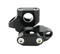 Heightening Riser Bar Motorcycle Handlebar Risers Back Moved Mount Extension Offset For Hus&qvarna TE350 TE410 TE510 TE570 TE610(Black)