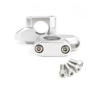 Heightening Riser Bar Motorcycle Handlebar Risers Back Moved Mounting Riser For Husaberg TE250 TE300 2011-2019(Silver)