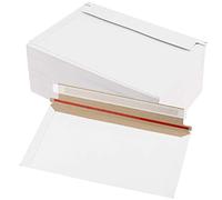 HEIHAK 100 Pack A5 C5 Cardboard Envelopes White, 250x160mm Rigid Mailer Envelopes with Peel and Seal Strip for Posting and Mailing