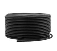 HEIHAK 60 M Black Corrugated Plastic Tubing, OD 10mm Flexible Conduit, Car Wire Pipe Suitable for Cable Management and Arrangement