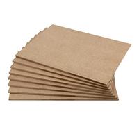 HEIHAK 8 PCS 28 x 35 cm MDF Board, 6mm Chip Boards Hardboard Sheets, Medium Density Fiberboard for Crafts, Painting, DIY Projects, Laser Cutting, Pyrography