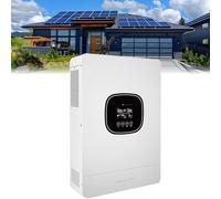 HEIHEIZI 5000W Solar Hybrid Inverter DC48V to AC230V, On/Off-Grid Pure Sine Wave Inverter with 80A MPPT Solar Charger+AC Charger, Max PV 6000W, Mains/Generator Input Voltage Range 90-280Vac