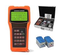 HEIHEIZI High Sensitivity,TUF-2000H Ultrasonic Water Flow Meter,Clamp Sensor,Handheld Portable Digital Liquid Ultrasonic Flow Meter,High Accuracy Measuring,Rs-232 Serial Interface DN50-DN700