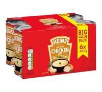 Heiinz Chicken Soup Big Value Pack 6 x 400g - This Delicious Cream Of Chicken Soup Is Perfect For Lunchtime Or As a Snack.