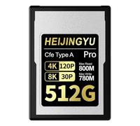 HEIJINGYU 512GB Pro Series CFexpress Type A Memory Card, Up to 800MB/s Read Speed and 780MB/s Write Speed for 4K 120P, 8K 30P Recording for Alpha & FX Cameras