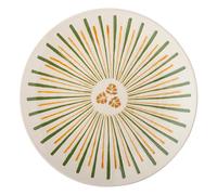 Heikki stoneware plate Green one size