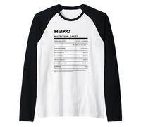 Heiko Nutrition Facts Name Raglan Baseball Tee